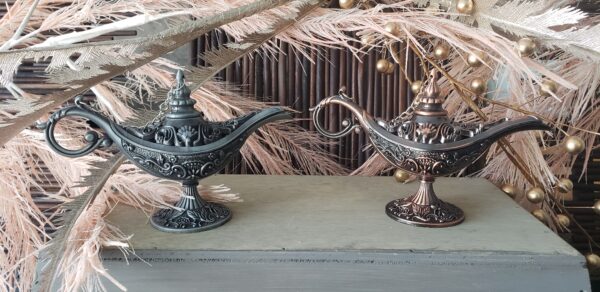 Genie lamp incense burners