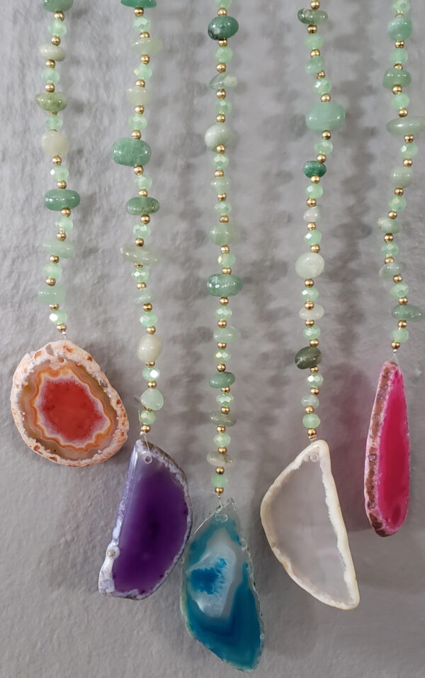 Green Aventurine Agate Dream Catcher (no dc yet) - Image 4