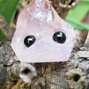 Baby Groot (Amethyst), main product view showing purple quartz color, banding, and crystal sparkle