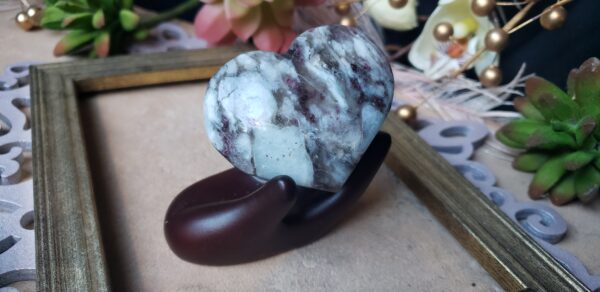 Pink Tourmaline Heart