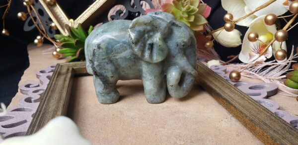 labradorite Elephant - Image 5