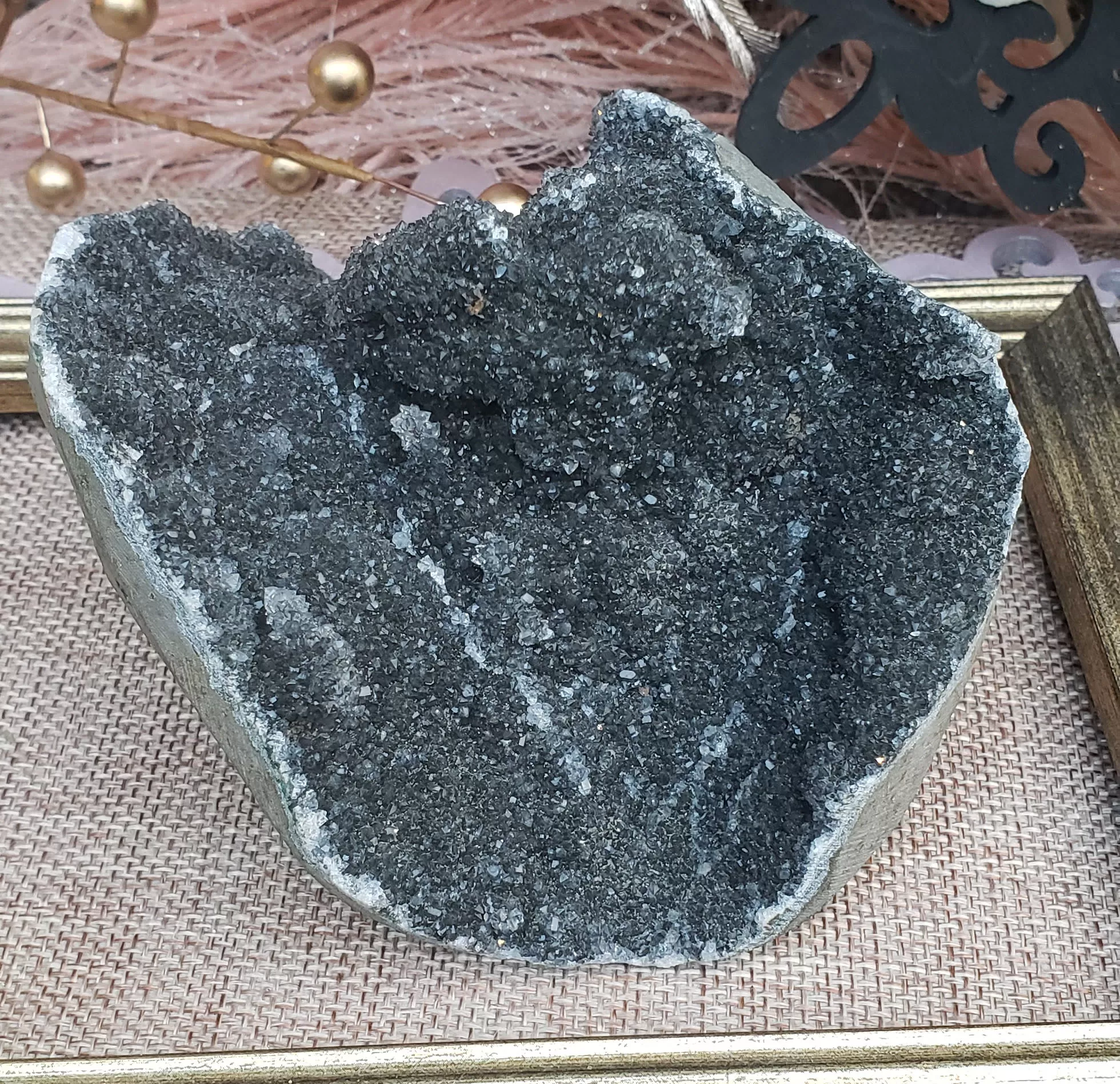 Black Amethyst Free Form
