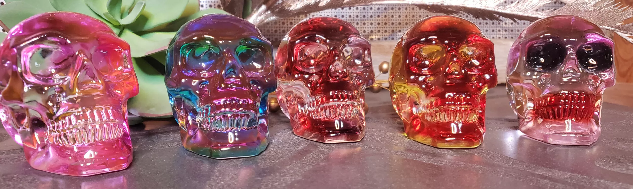 Aura Glass Skulls (no dc yet)