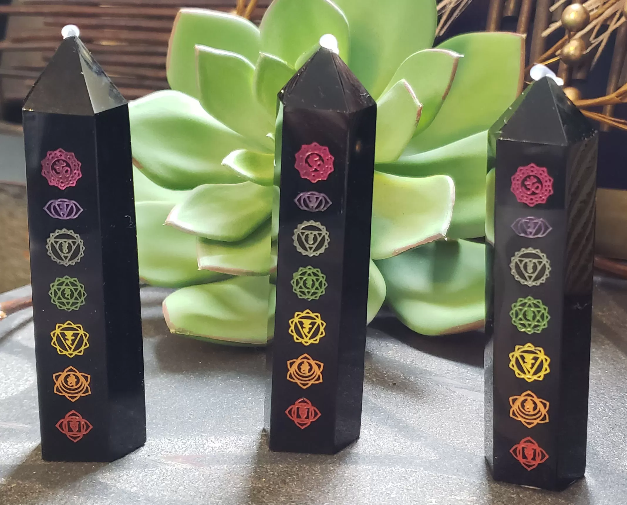 Black Obsidian Chakra Tower (no dc yet) - Image 2