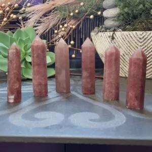 Strawberry Quartz Points (no dc yet)