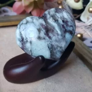 Pink Tourmaline Heart
